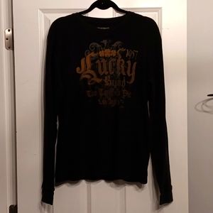 Lucky Brand Thermal Long Sleeve Shirt Large